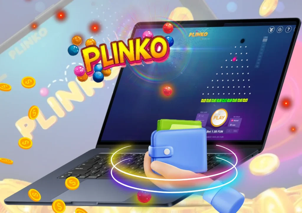 Play Plinko for real money by registering and funding your account.